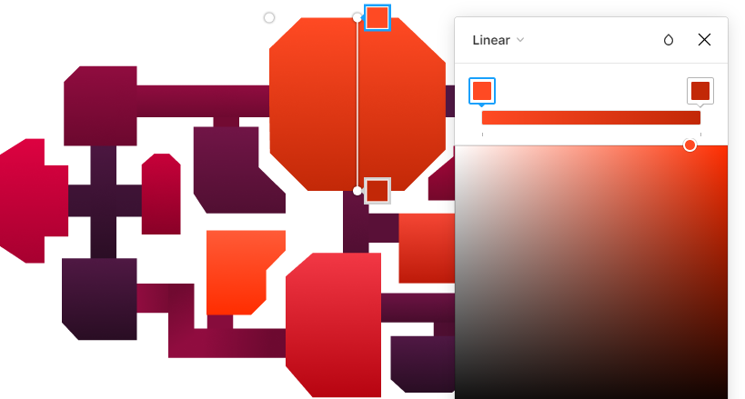 Among Us Skeld map as heatmap sketched in Figma